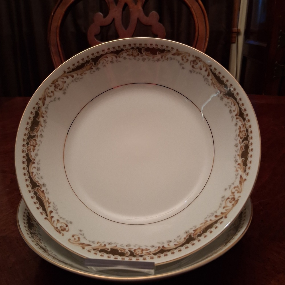 Signature Collection Queen Anne Fine China Bowls Japan Set of 2 7.5"